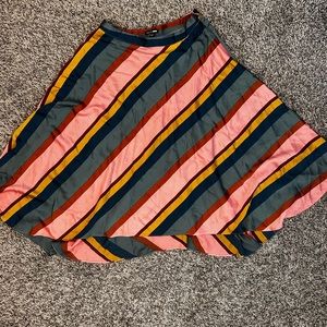 Fashion Nova multi-color skirt